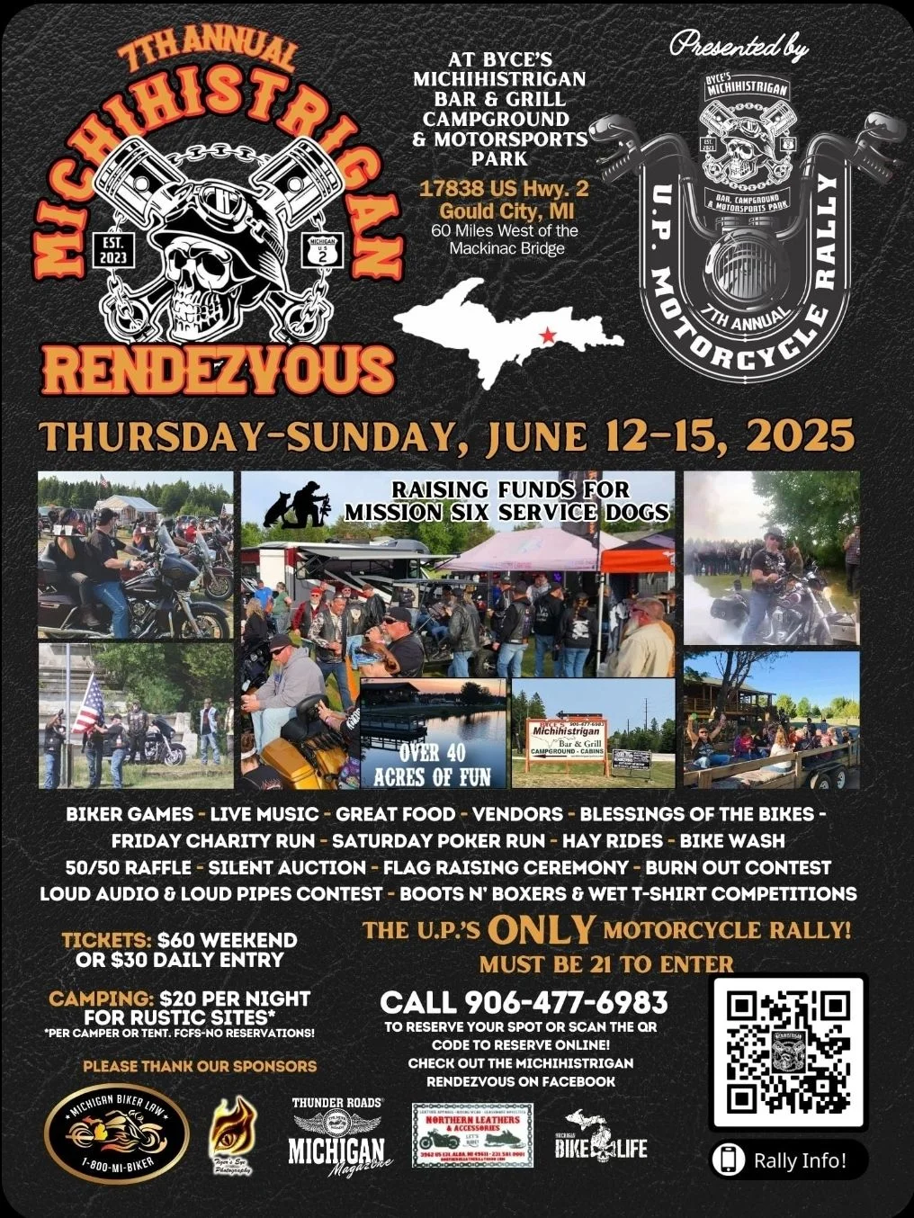 7th Annual Michihistrigan Rendezvous Motorcycle Rally