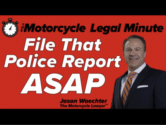 How Much Time To File Police Report After Motorcycle Accident?