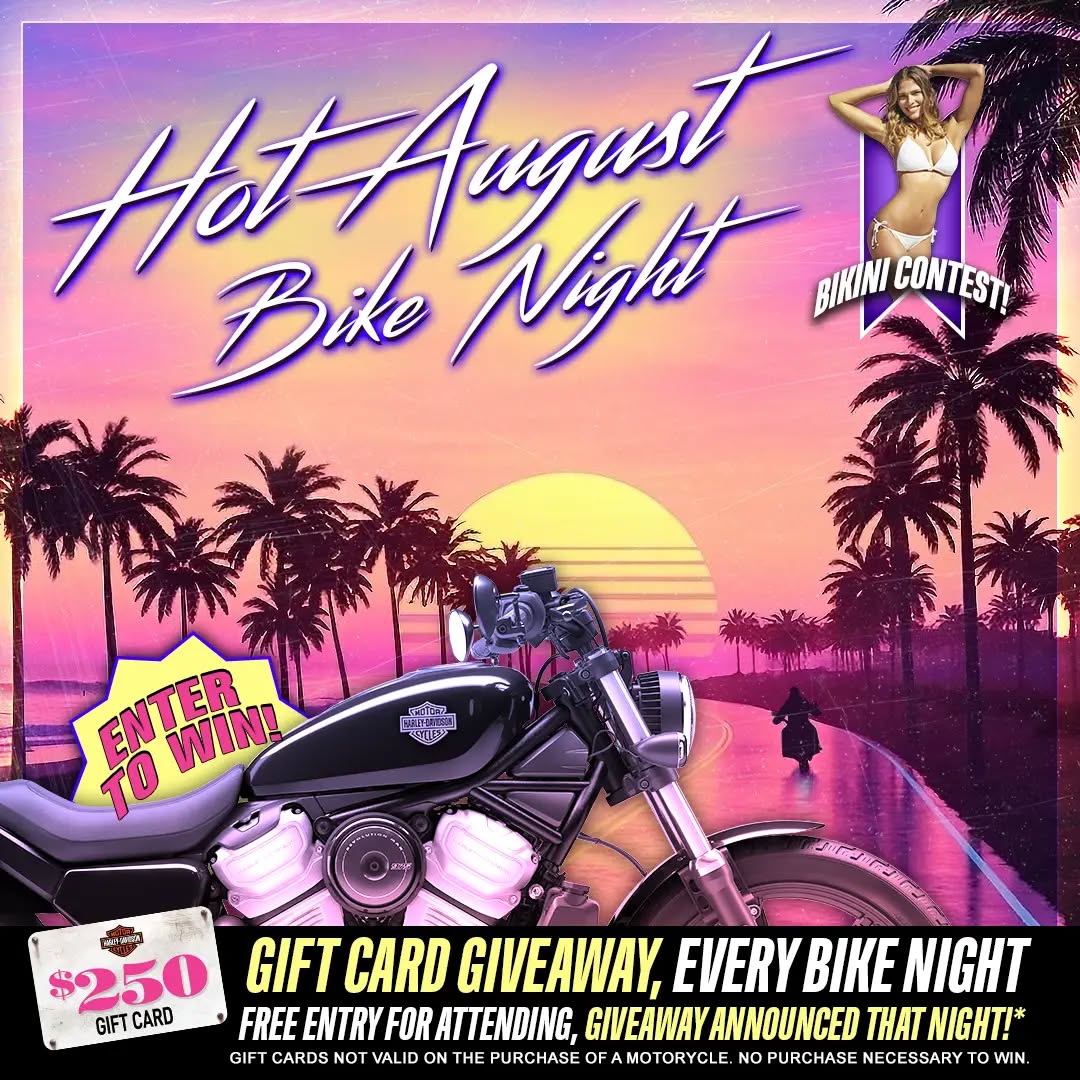 image depicting Hot August Bike Night at Motown Harely-Davidson in Taylor Michigan on August 15, 2025.