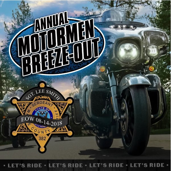 Image depicting the Annual Motormen Breeze-Out motorcycle ride at Motown Harley-Davidson in Taylor, MI.