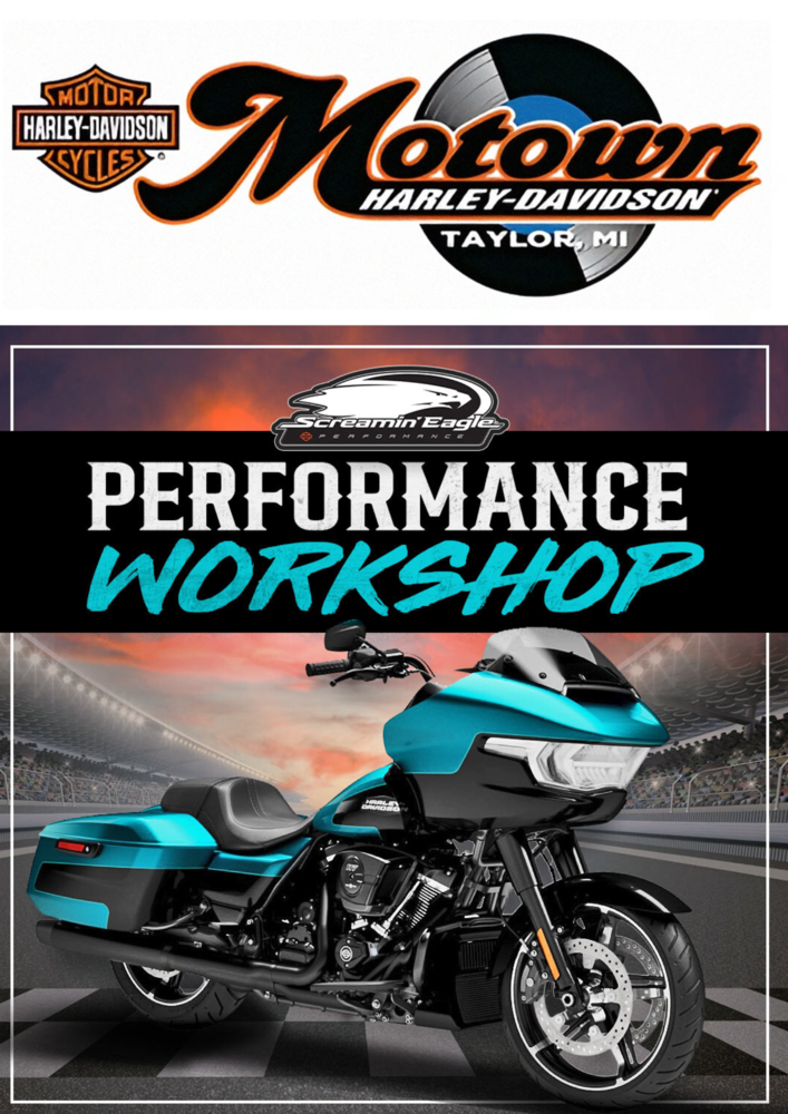 Motown Harley-Davidson located in Taylor MI Performance Workshop Motorcycle Event