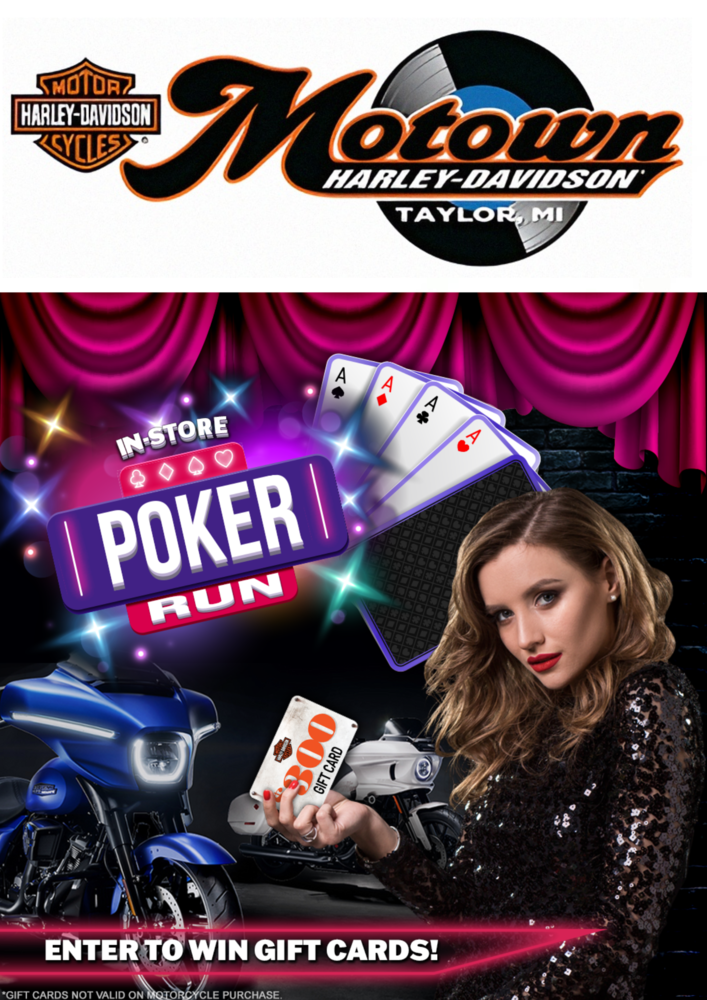 Motown Harley-Davidson in Taylor M in Store Poker Run