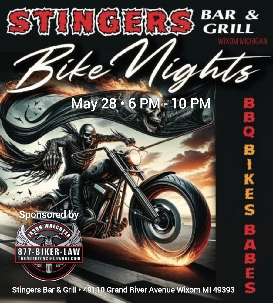 Stingers Bar and Grill Bike Night